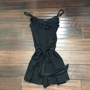 NWT WHBM Black Romper Size 6